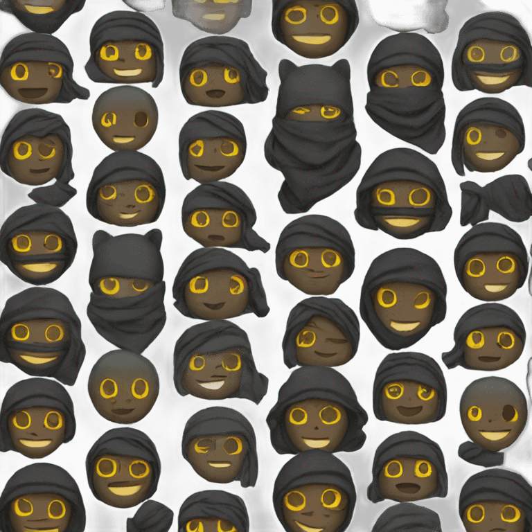 Black Skimask emoji