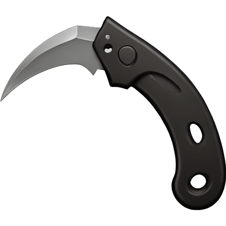 Karambit knife emoji