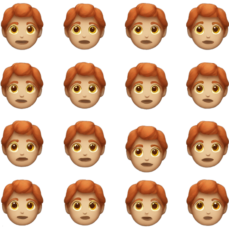 person with red hair  emoji