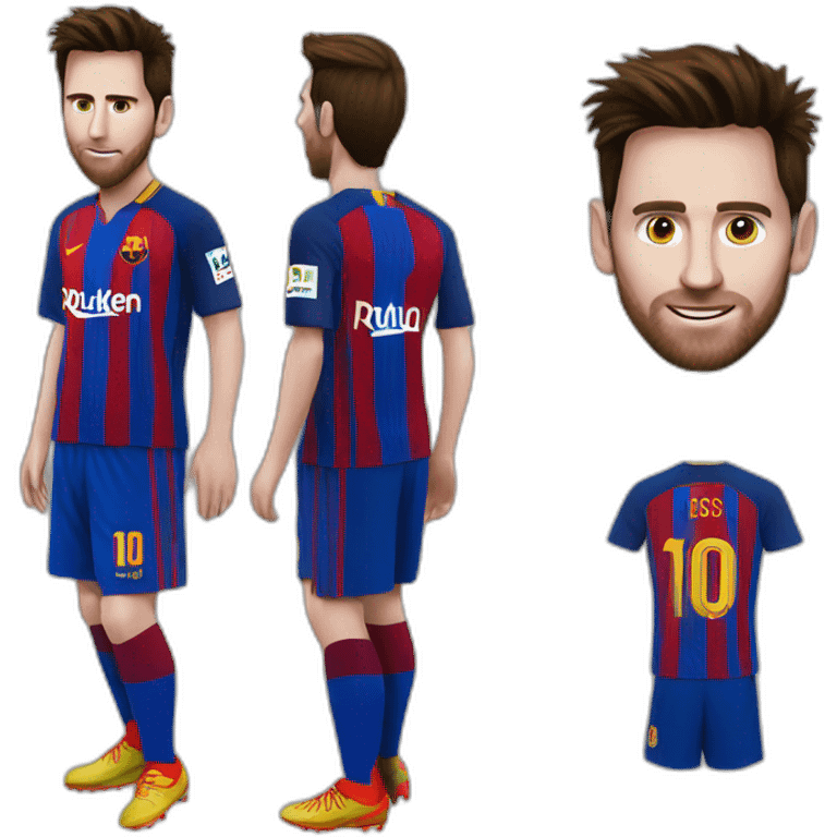 messi en una ferrari emoji