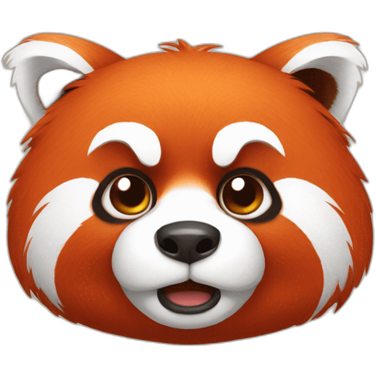 red-panda-grumpy emoji