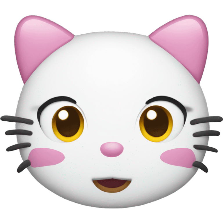 Hello kitty face  emoji