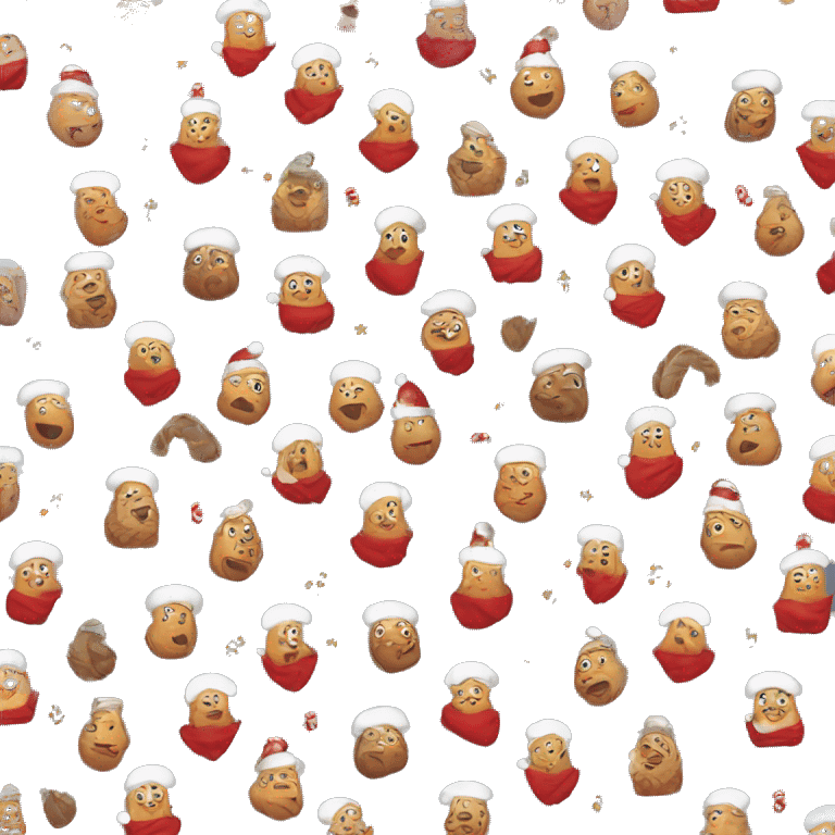 Cozy Christmas blanket emoji