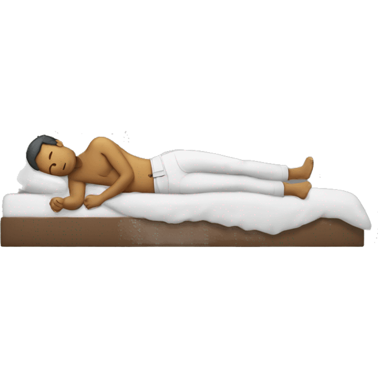 Man sleeping full body emoji