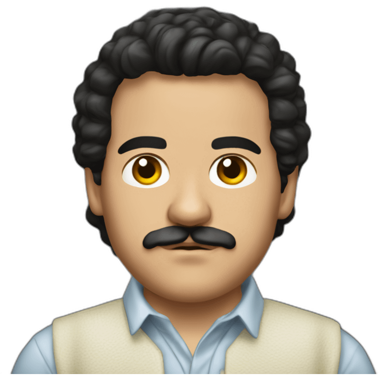 Pablo-escobar-young emoji