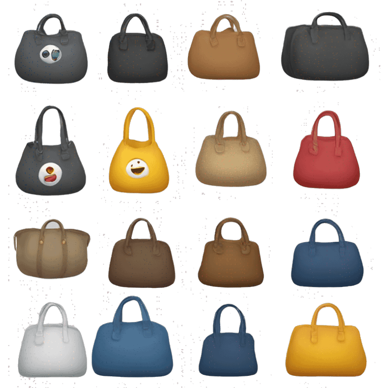 Un bolso abierto  emoji