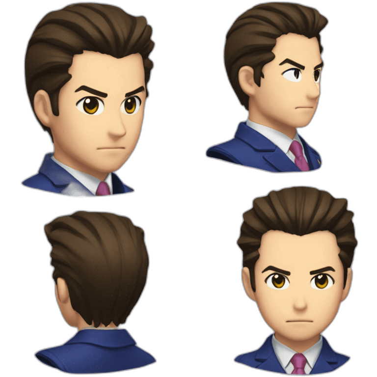 Phoenix Wright Ace Attorney emoji