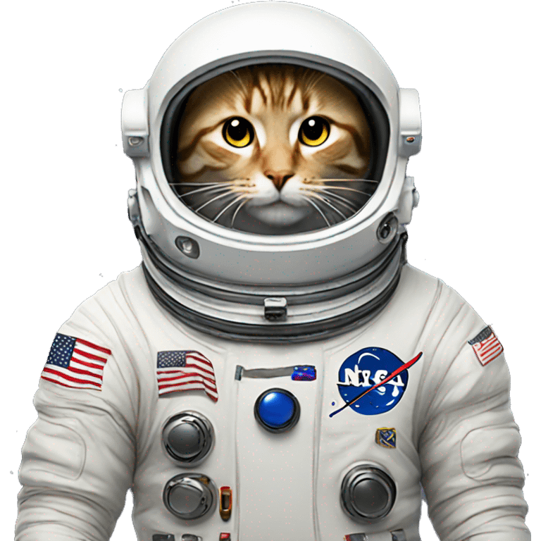 astronaut with cat  emoji