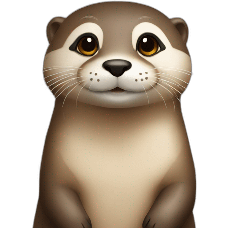 loutre sur chat emoji