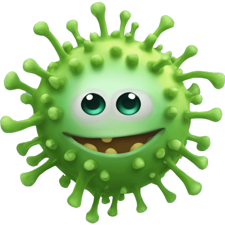 Cute Varicella zoster virus emoji