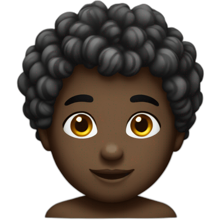 Black cupidon emoji