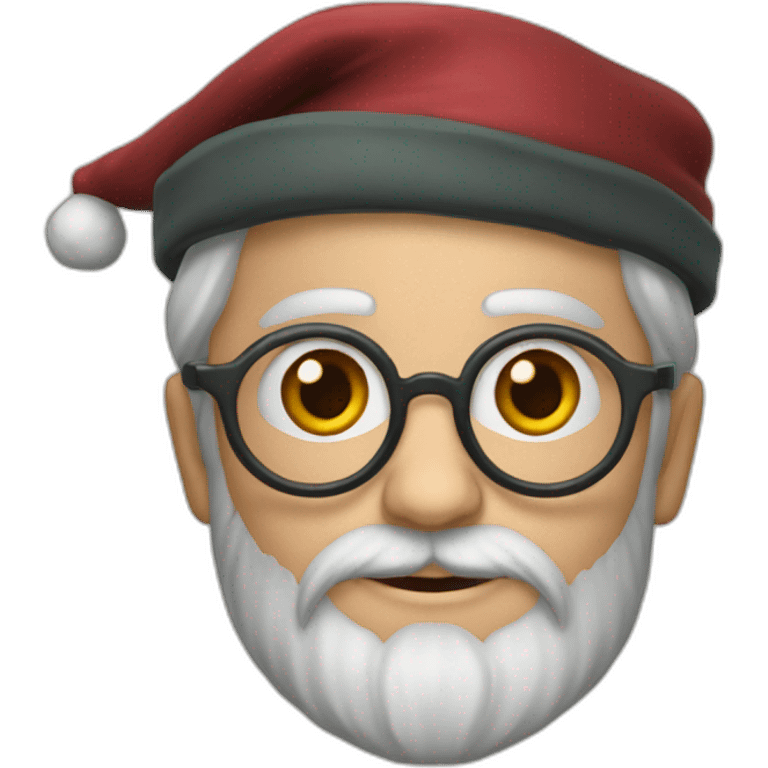 Harry Potter avec un chapeau de Père Noël emoji