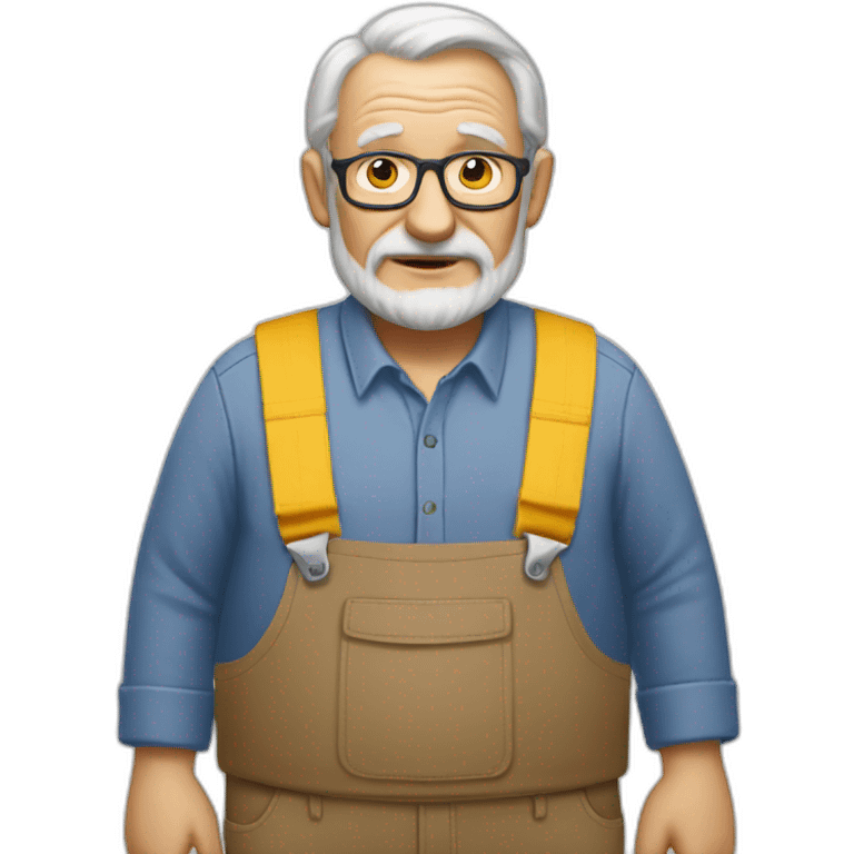 ikea old man worker emoji