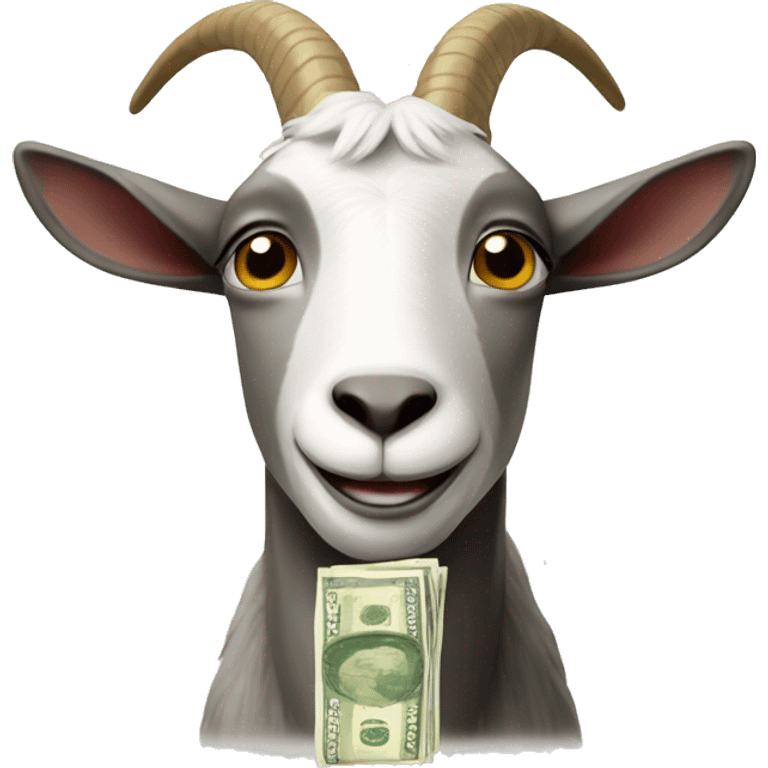 goat with money emoji