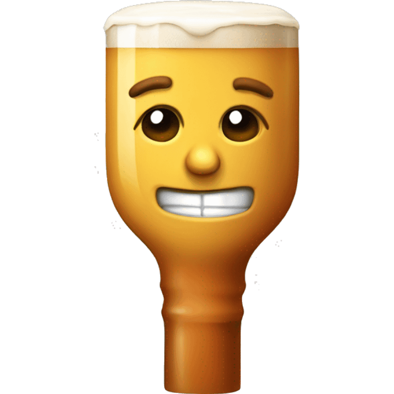 Cane che beve birra emoji