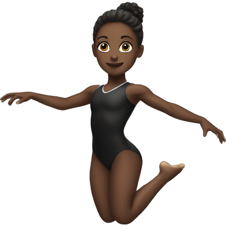 BLACK GYMNAST emoji