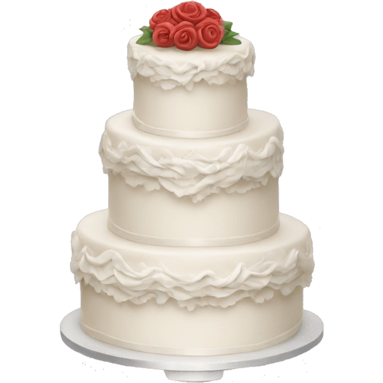 Wedding cake emoji