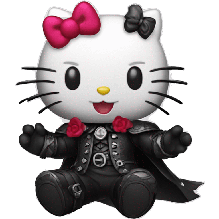 happy gothic hello-kitty emoji