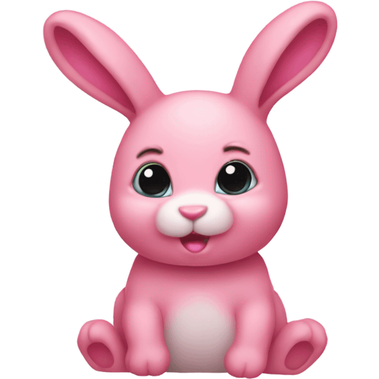 pink bunny emoji