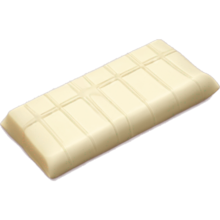 White chocolate bar in pale pink wrapper emoji