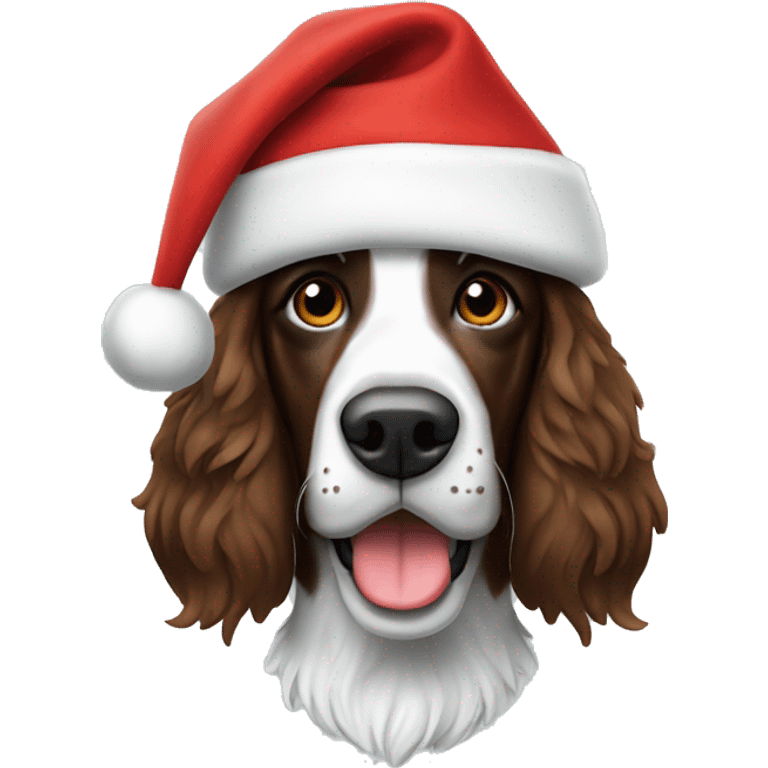 Springer with Santa hat emoji