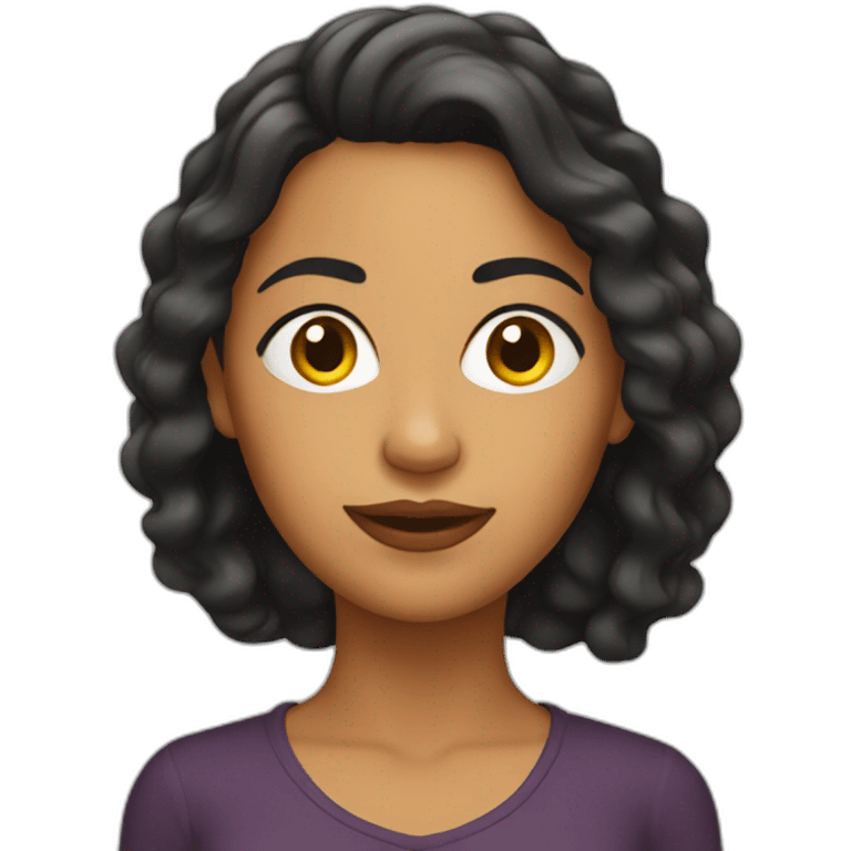 latin woman emoji