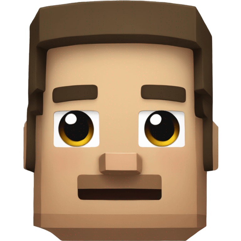 Minecraft Steve emoji