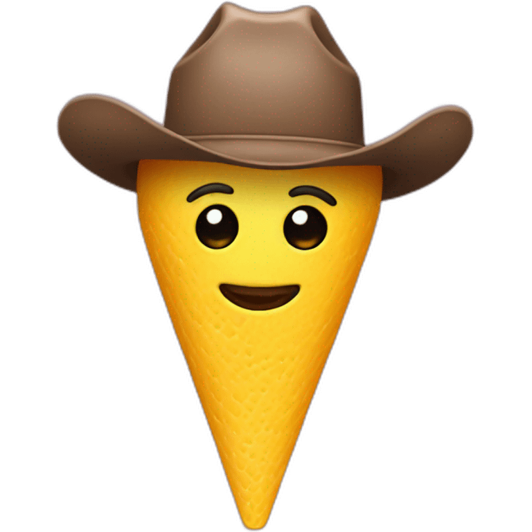 Cowboy sorbet emoji