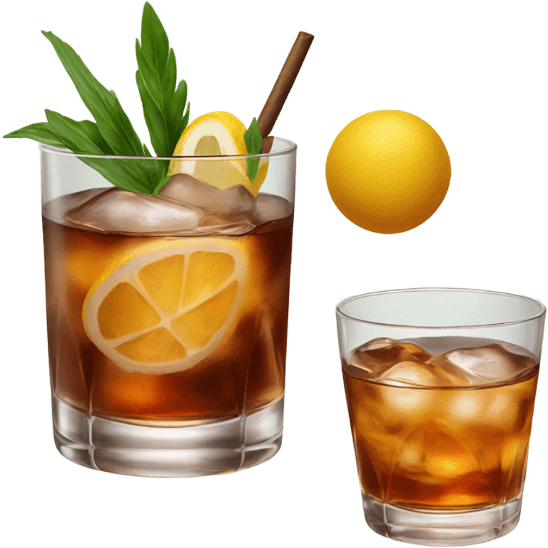 old fashioned cocktail  emoji