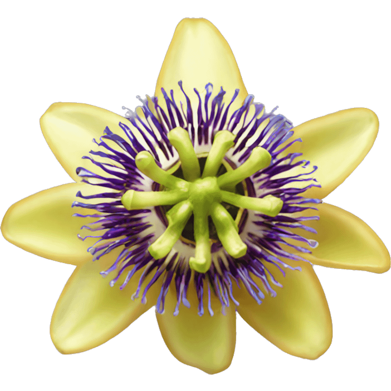 Passion fruit flower emoji