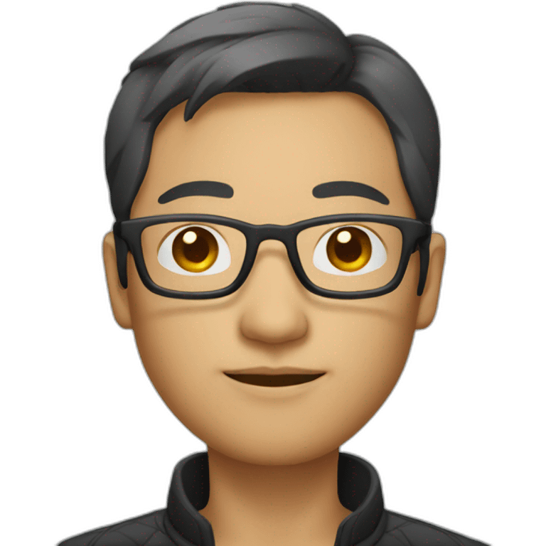 asian designer with glasses emoji