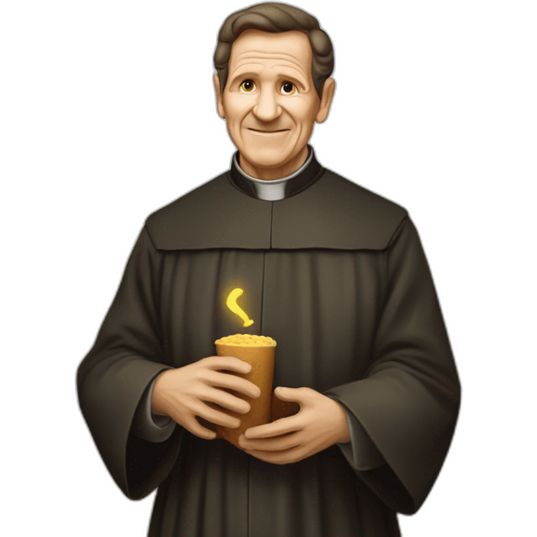 don bosco facendo una messa in chiesa emoji