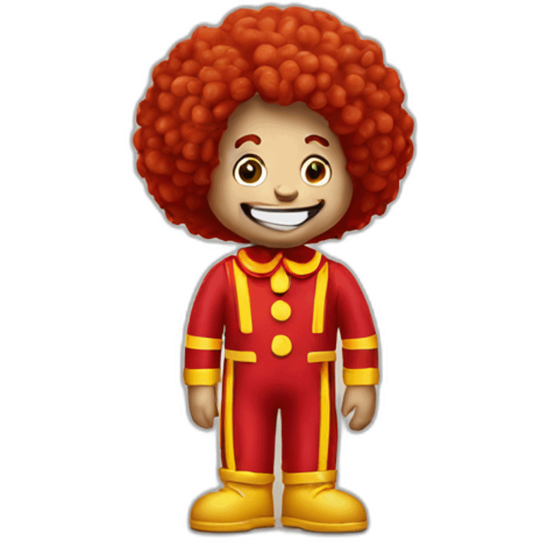 Ronald McDonald emoji