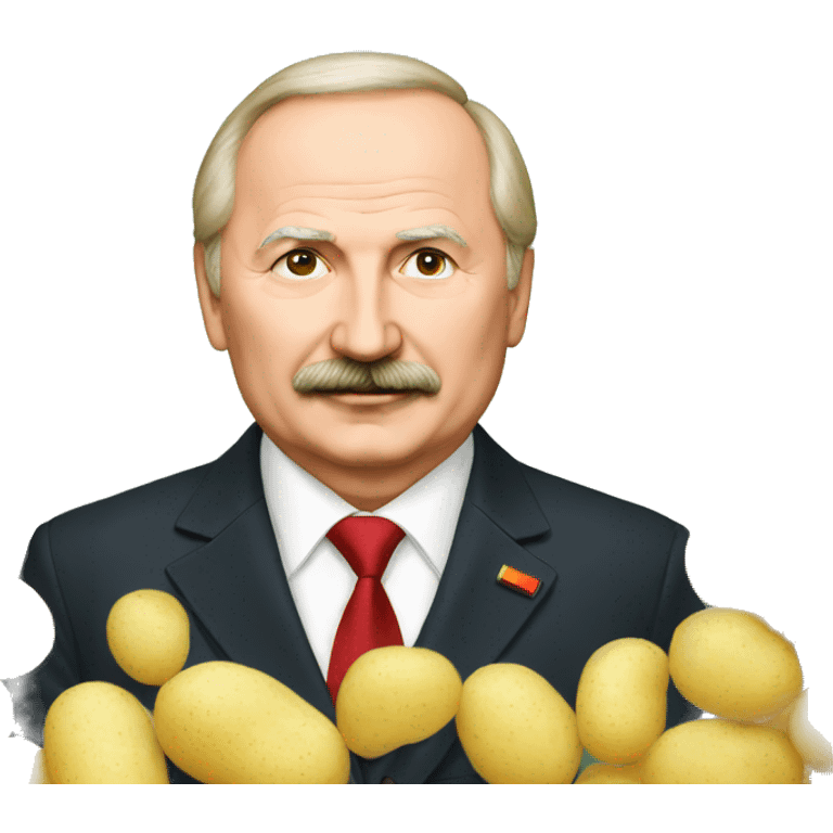 lukashenko with potatoes emoji