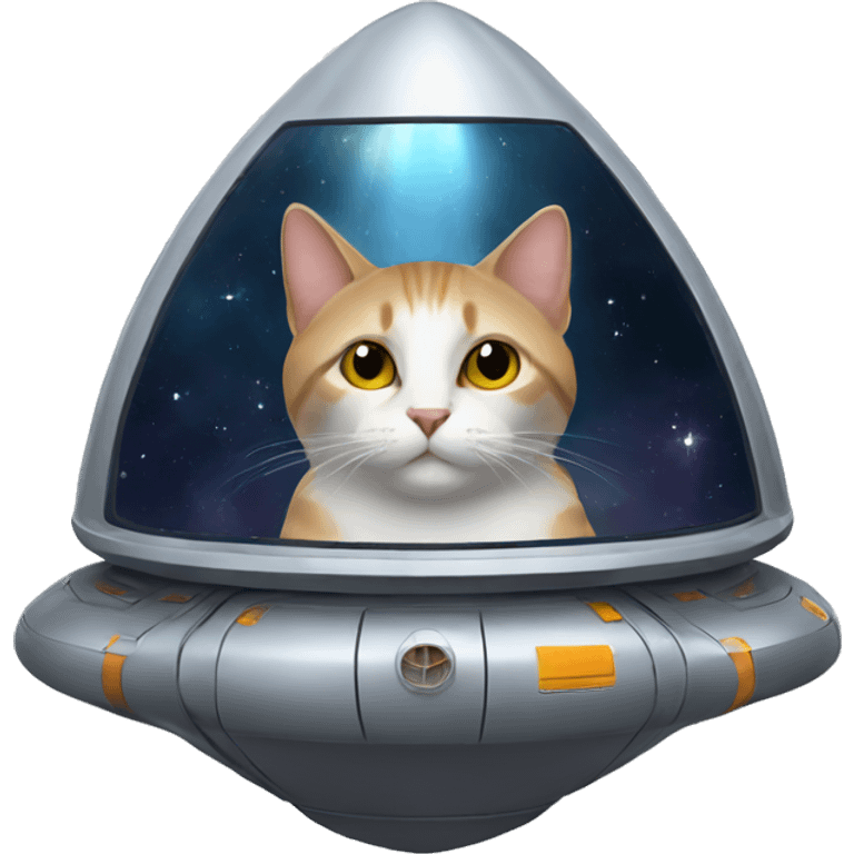 Cat spaceship  emoji