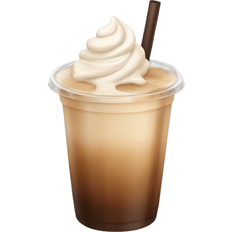 Iced coffee aesthetic emoji