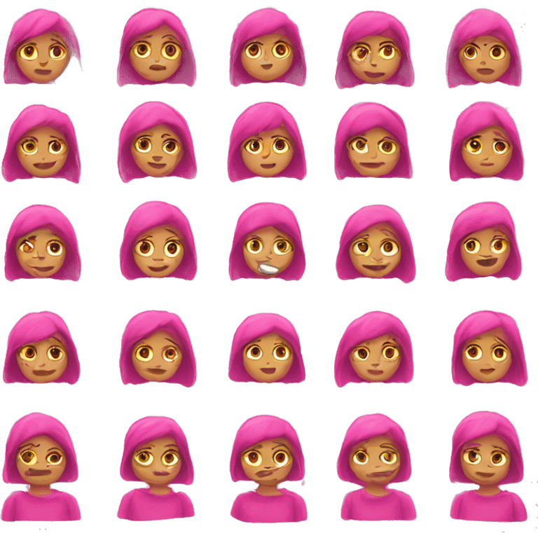 pink women emoji