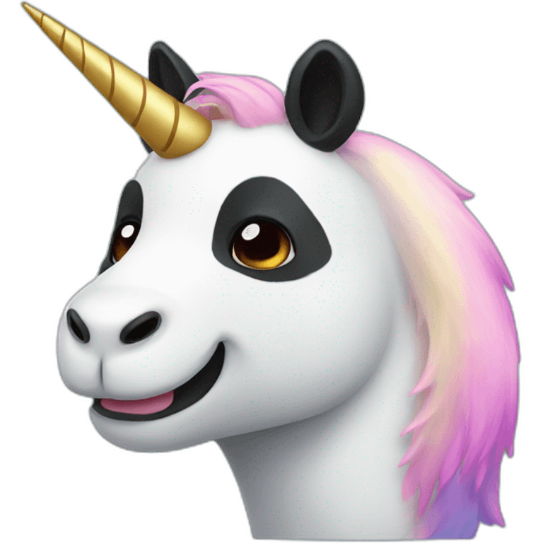 Panda unicorn emoji