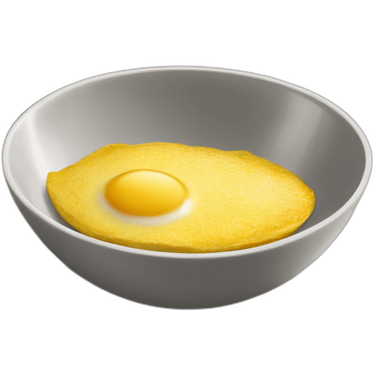 omelet in bowl emoji