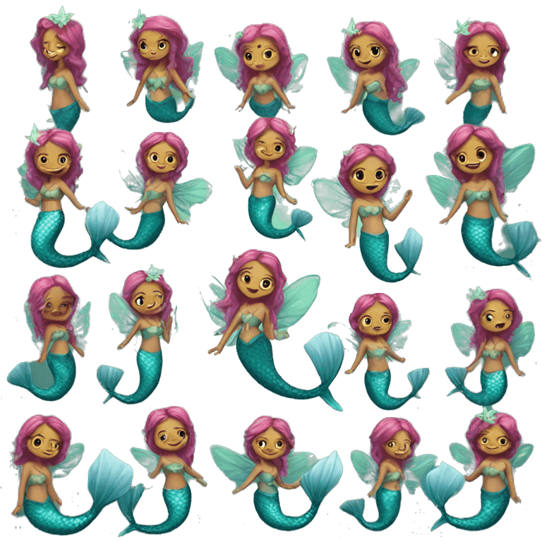 Mermaid fairy emoji