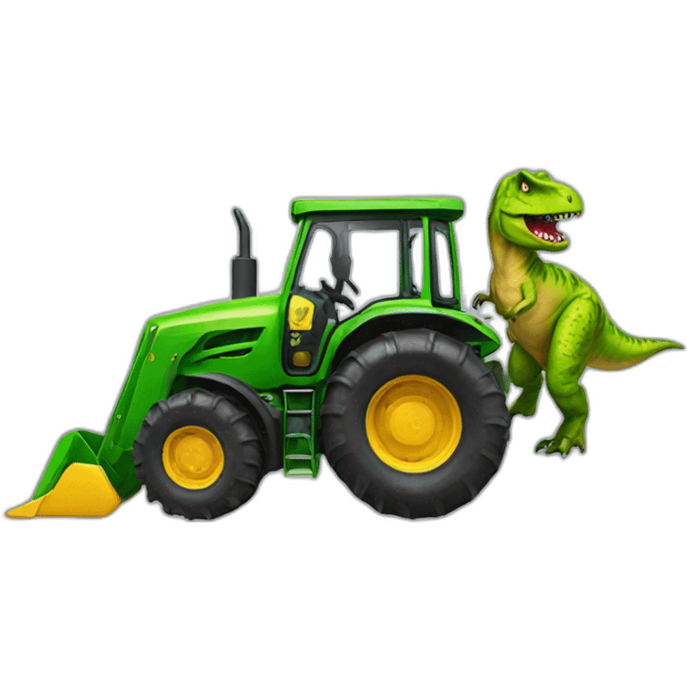 tractor-merged-with-t-rex emoji