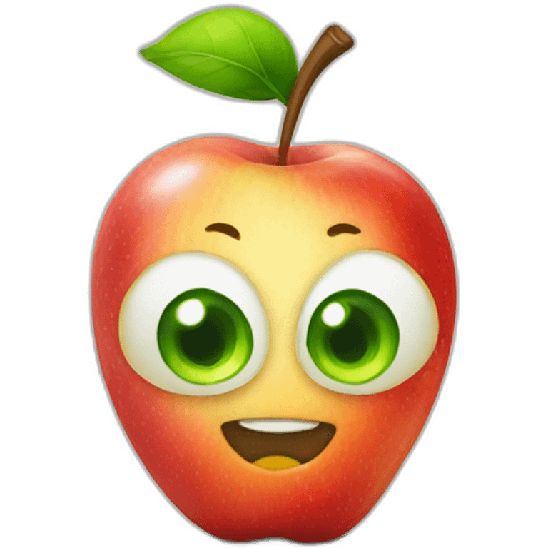 Apfel mit Birne emoji