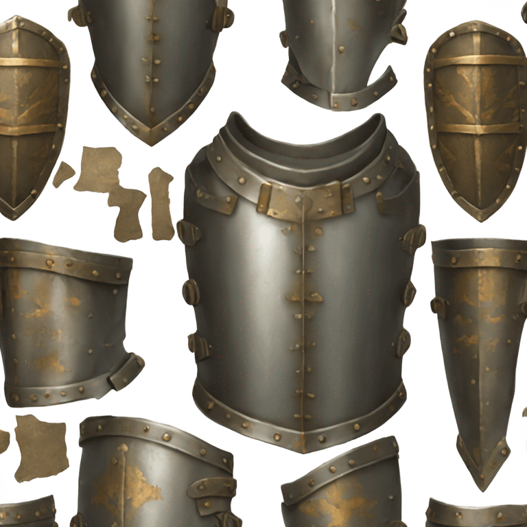 medieval bronze leg armour emoji