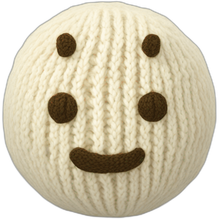 ball of knitted tofu emoji