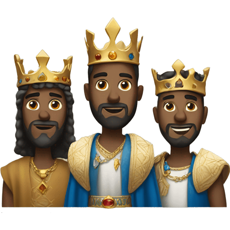 Three kings emoji