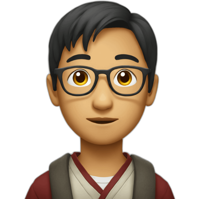 tibetan boy with glasses emoji emoji