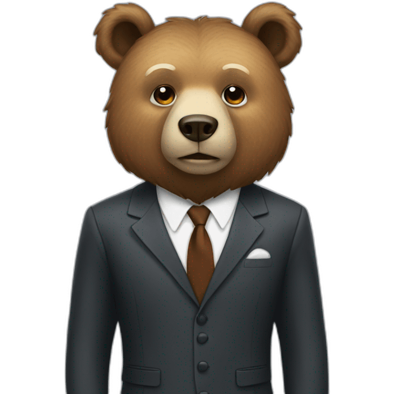 bear in suit emoji