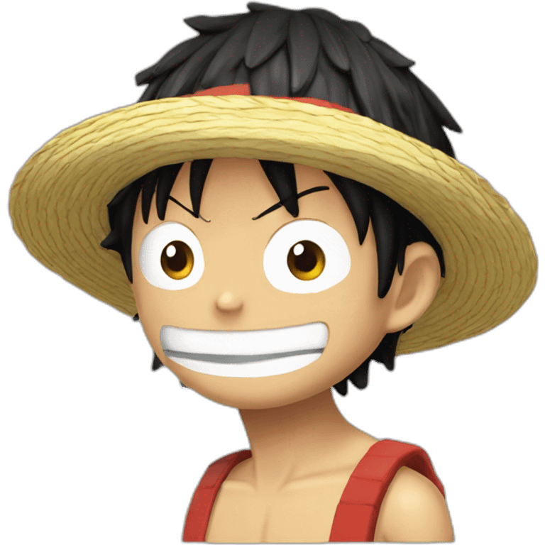 Luffy qui mange emoji