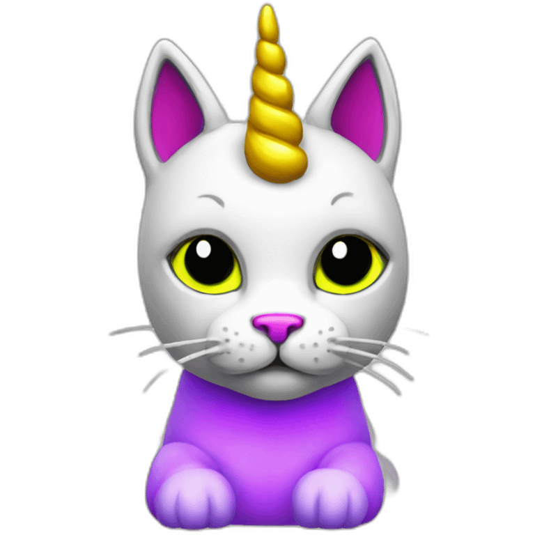 cat unicorn neon maincraft emoji