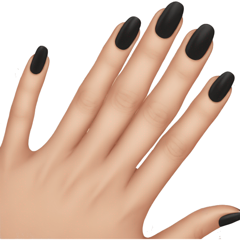 Black nails  emoji